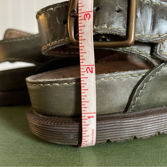 VTG England Made Dr Martens Fisherman's Sandals in Atlantic Green - Picture 6 of 9